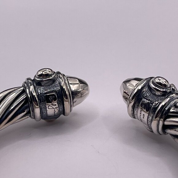 David Yurman Sterling Silver Renaissance Bracelet, 9mm - Picture 4 of 12